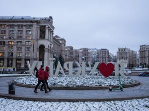 Salju Pertama Musim Dingin Mulai Turun di Ukraina