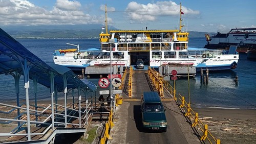 Suasana Pelabuhan Gilimanuk, Jembrana, Bali, Jumat (18/11/2022). (I Putu Adi Budiastrawan/detikBali)