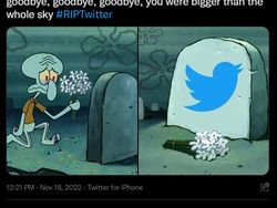 Deretan Meme #RIPTwitter Usai Karyawan Resign Massal
