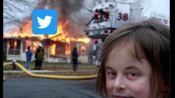 Kira-kira beneran gini tidak ya ekspresi wajahnya Elon Musk saat ini? Foto: (Twitter).