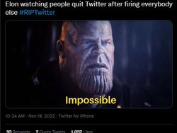 Deretan Meme #RIPTwitter Usai Karyawan Resign Massal