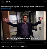 Ratusan karyawan Twitter mengundurkan diri, tagar #RIPTwitter pun trending di Twitter. Berikut kumpulan meme lucu yang menyertai di dalamnya.