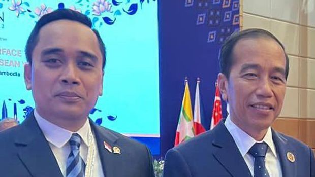 Wakil Ketua Badan Kerja Sama Antar Parlemen (BKSAP) DPR RI, Putu Supadma Rudana  dan Presiden Jokowi (dok.pribadi)