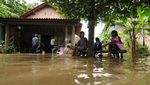 Penampakan Ketinggian Banjir di Klaten