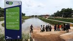 Begini Progres Pembangunan Ruang Limpah Sungai Brigif
