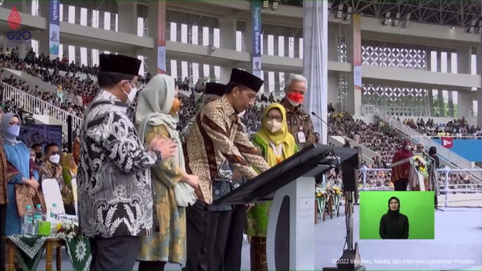 Ganjar dan Puan di Muktamar Muhammadiyah.