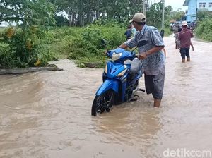 Hujan Lebih 6 Jam, Tiga Kecamatan di Probolinggo Diterjang Banjir