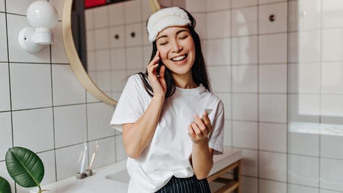 Ilustrasi perawatan wajah