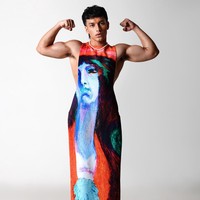 Tak ketinggalan ada penampilan Jefri Nichol memakai gaun panjang bernuansa artistik rancangan Harry Halim, yang membuat sejumlah penggemar pangling. Foto: Instagram