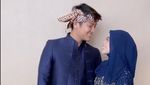 Senyum Lesti Kejora dan Rizky Billar di Pernikahan Kakak