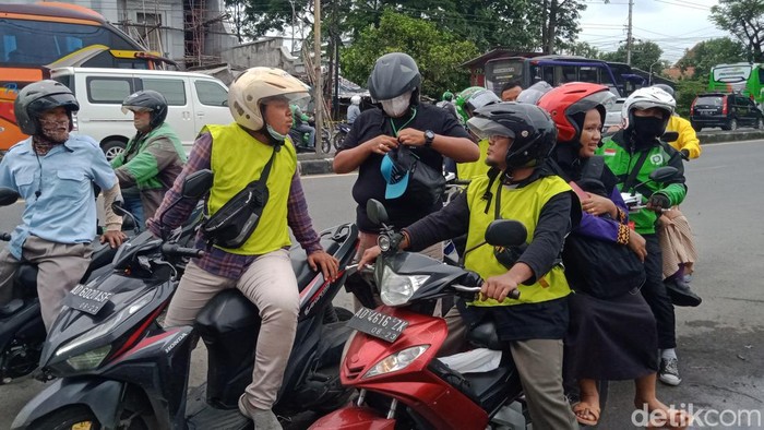 OjekMu dan ojol di Muktamar Muhammadiyah di Solo, Sabtu (19/11/2022).