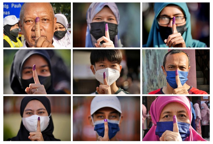 Pemungutan suara untuk Pemilu Malaysia telah dimulai hari ini. Warga pun berdondong-bondong memberikan hak suaranya dalam Pemilu yang dipercepat tersebut.