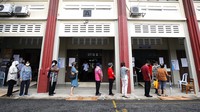 Sebanyak 21 juta pemilih terdaftar memiliki hak suara untuk memilih anggota-anggota parlemen yang mereka dukung. AP Photo/FL Wong.