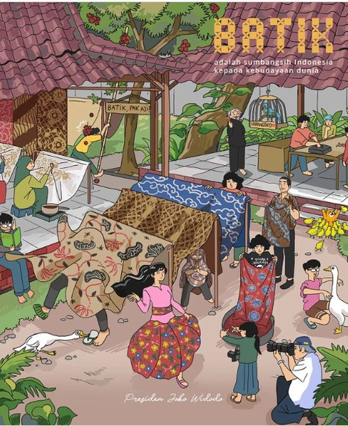 Postingan Presiden Jokowi di Instagramnya soal Batik (Screenshot unggahan Instagram @jokowi)