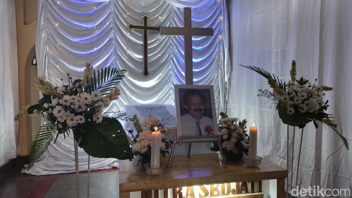 Suasana rumah duka aktor senior Rudy Salam di Salatiga, Sabtu (19/11/2022). Suasana rumah duka aktor senior Rudy Salam di Salatiga, Sabtu (19/11/2022).