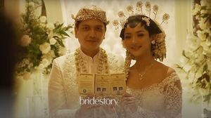 7 Momen Akad Nikah Glenca Chysara & Rendi John, Cantik Berbalut Kebaya Putih