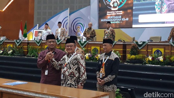 Haedar Nashir dan Abdul Muti kembali pimpin PP Muhammadiyah, Minggu (11/20/2022).