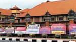 Karangan Bunga Ucapan Selamat Banjiri Polda Bali Usai KTT G20