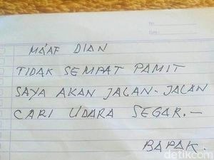 Pilu Lansia Banyuwangi Tinggalkan Surat Wasiat Sebelum Tewas Tertabrak KA