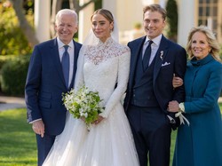 5 Potret Pernikahan Cucu Perempuan Joe Biden yang Menikah di Gedung Putih