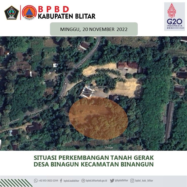 Pergerakan Tanah di Blitar Selatan Signifikan, Rusak Masjid dan Rumah Marbot