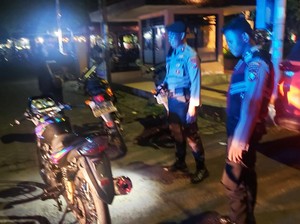 10 Remaja Banyuwangi Terjaring Operasi Balap Liar Dihukum Push Up
