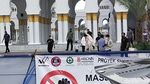 Momen Jokowi, Iriana dan Jan Ethes Kunjungi Masjid Sheikh Zayed Solo