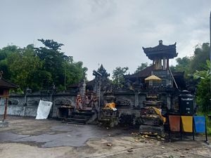Pura Dalem Perancak Diacak-acak Maling, Aksi Pelaku Terekam CCTV
