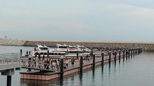 Untuk diketahui, Pelabuhan Sanur ini baru diresmikan pada Selasa (9/11/2022). Pelabuhan Sanur ini menghubungkan segitiga emas yakni Denpasar, Nusa Ceningan dan Nusa Penida. Foto:  I Wayan Sui Suadnyana
