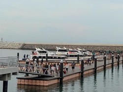 Untuk diketahui, Pelabuhan Sanur ini baru diresmikan pada Selasa (9/11/2022). Pelabuhan Sanur ini menghubungkan segitiga emas yakni Denpasar, Nusa Ceningan dan Nusa Penida. Foto: I Wayan Sui Suadnyana