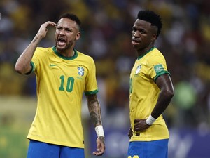 Vinicius Antusias Sambut Kembalinya Neymar ke Timnas Brasil