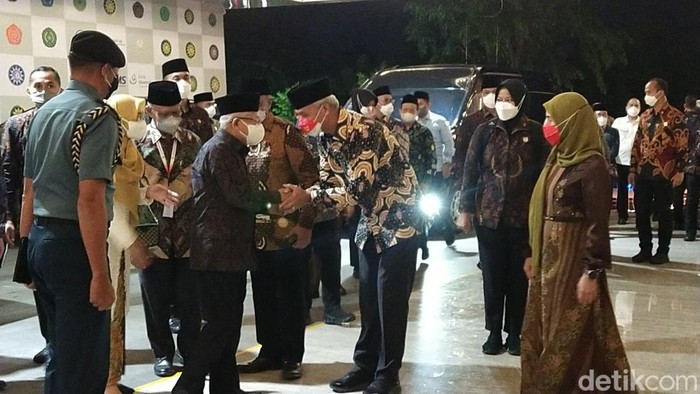Wapres Maruf Amin tiba di lokasi Muktamar Muhammadiyah, Minggu (20/11/2022).
