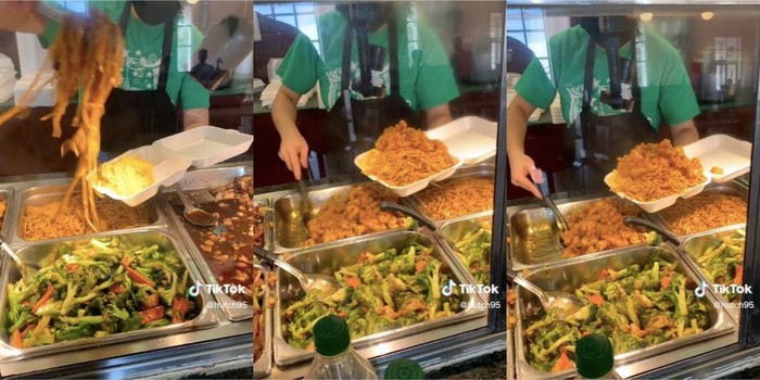 Bukannya Senang, Pelanggan Ini Justru Ngeluh Diberi Porsi Makanan Jumbo