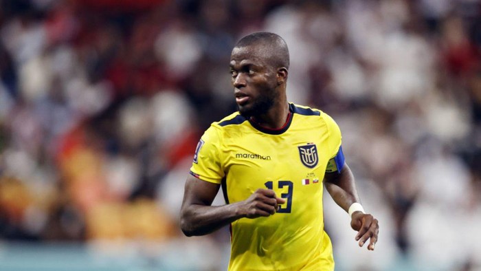 AL KHOR - Enner Valencia of Ecuador during the FIFA World Cup Qatar 2022 group A match between Qatar and Ecuador at Al Bayt Stadium on November 20, 2022 in Al Khor, Qatar. AP | Dutch Height | MAURICE OF STONE (Photo by ANP via Getty Images)
