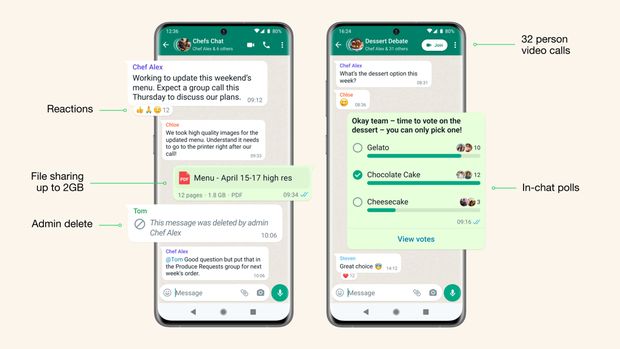 Fitur polling di Whatsapp