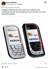 HP jadul berdesain gila