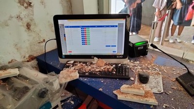 Foto-foto Terkini Kerusakan di Stasiun Cianjur Imbas Gempa M 5,6