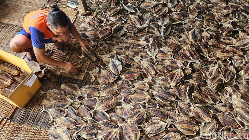 Produksi Ikan Asin Terganggu Saat Musim Penghujan