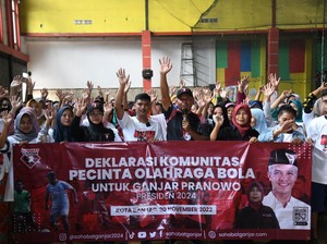 Relawan Ganjar Adakan Lomba Futsal bagi Milenial di Kota Banjar