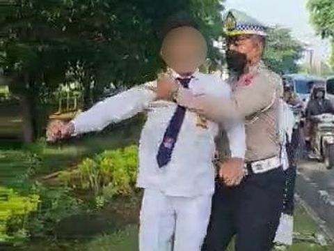 Viral siswa SMP di Sidoarjo umpat polantas