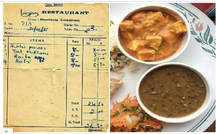 Viral Tagihan Makan di Tahun 1985, Netizen Kaget Lihat Harga Menu