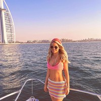 Megan Pickford yang baru dinikahi Jordan Picford beberapa waktu lalu juga dilaporkan akan melanjutkan masa bulan madu mereka di kapal pesiar. Sejak pacaran, Megan pun dikenal rutin mendukung pasangan.Foto: Instagram