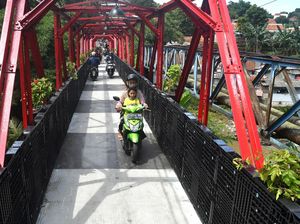 Jembatan Peninggalan Belanda di Bogor Sudah Bisa Dilewati Lagi