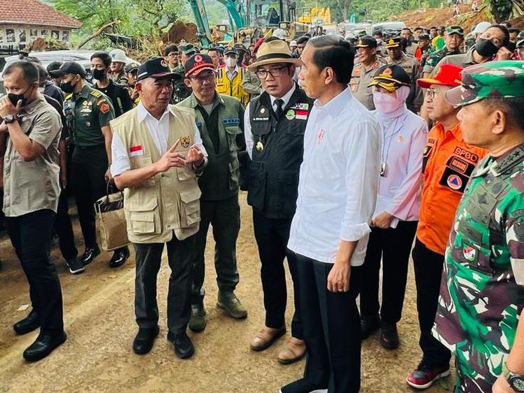 Jokowi Turun Lapangan Cek Kerusakan Imbas Gempa Cianjur