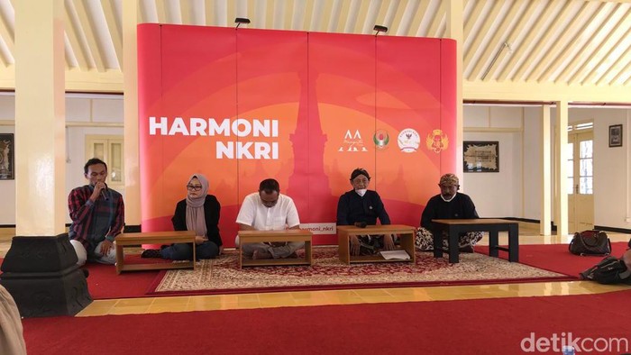 Jumpa pers acara Harmoni NKRI di Jogja, Selasa (22/11/2022).