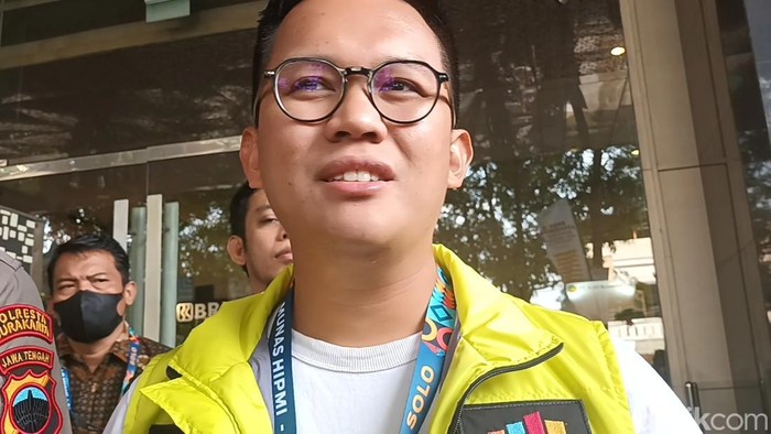 Ketua Organizing Committe (OC) Munas HIPMI XVII, Muhammad Ali Affandi di Hotel Alila Solo, Selasa (22/11/2022).