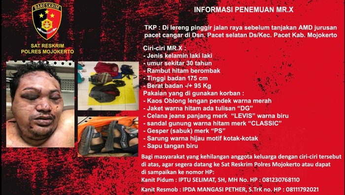 Mayat terbungkus tikar pacet
