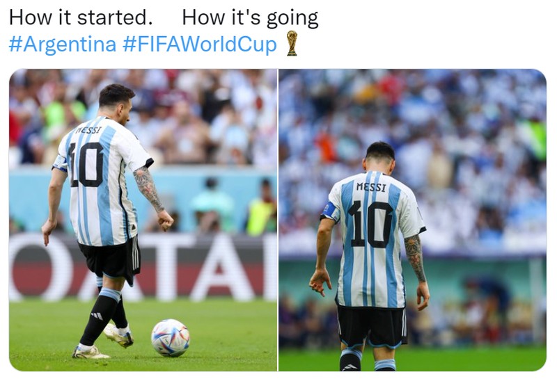 Meme Argentina Dikalahkan Arab Saudi di Piala Dunia 2022