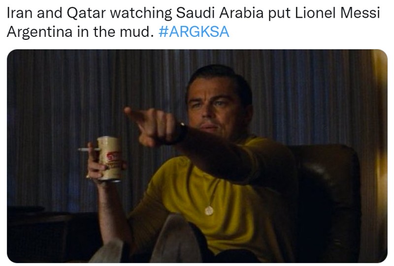 Meme Argentina Dikalahkan Arab Saudi di Piala Dunia 2022