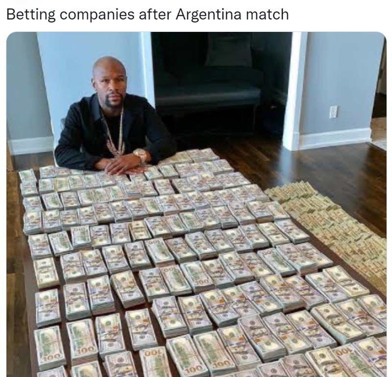 Meme Argentina Dikalahkan Arab Saudi di Piala Dunia 2022